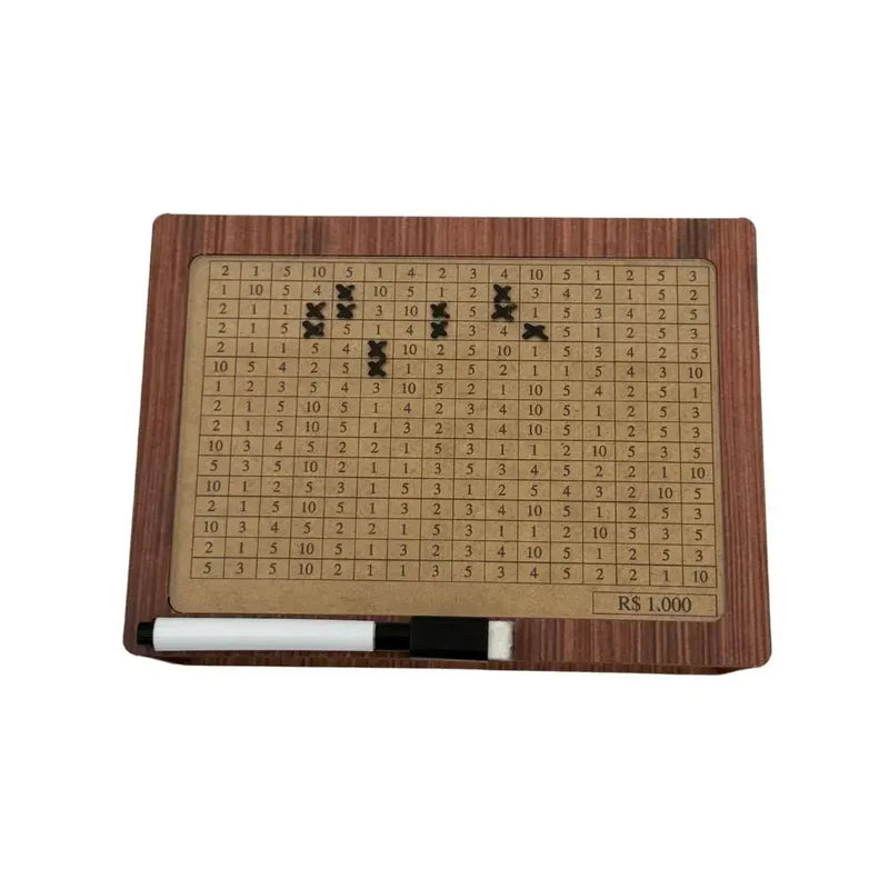 WoodBox Decorativo Cofre™ Guarde dinheiro usando o método japonês