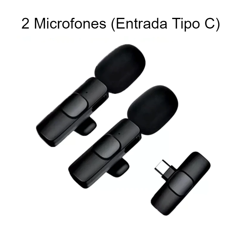 Microfone de Lapela Sem Fio Parla