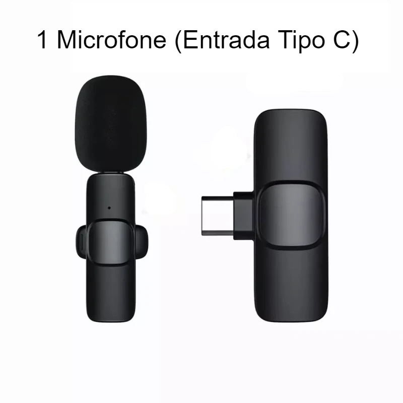 Microfone de Lapela Sem Fio Parla